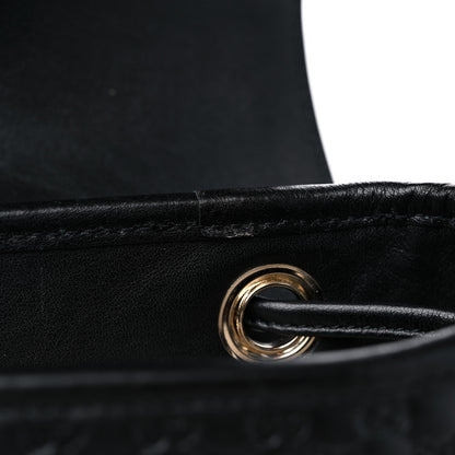 Gucci Microguccissima Drawstring Backpack Black 10 of 11