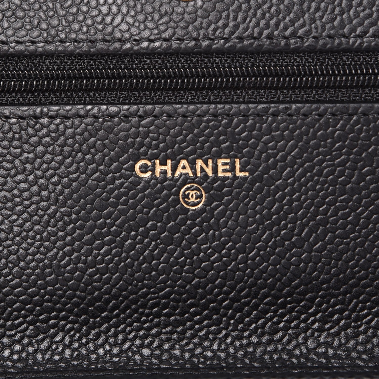 Chanel Caviar Quilted Wallet On Chain WOC Black 6 of 9