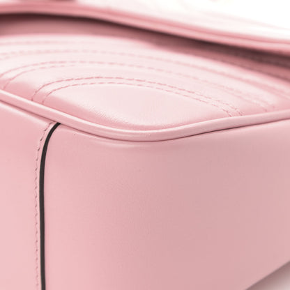 Gucci Calfskin Matelasse Small GG Marmont Shoulder Bag Wild Rose 10 of 13