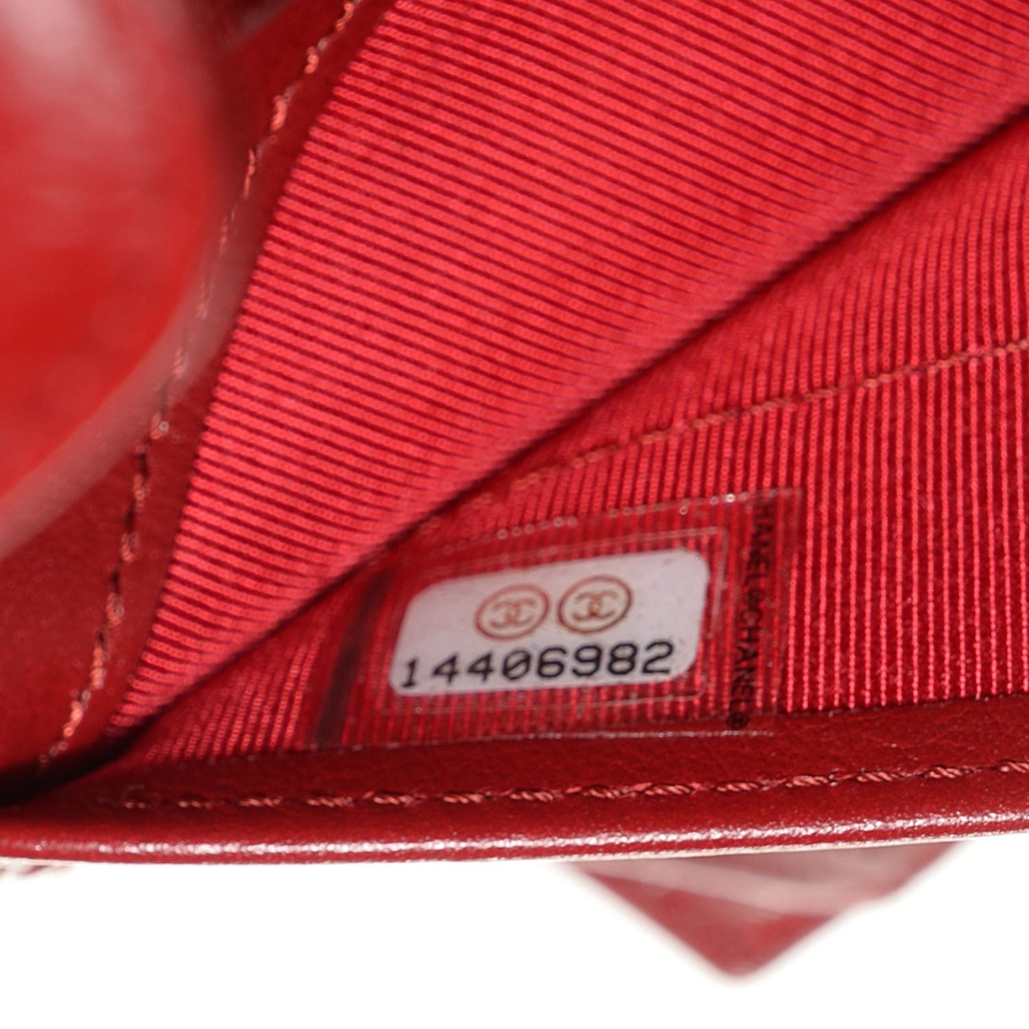 Chanel Caviar Quilted Large Flap Wallet Dark Red 15 of 16