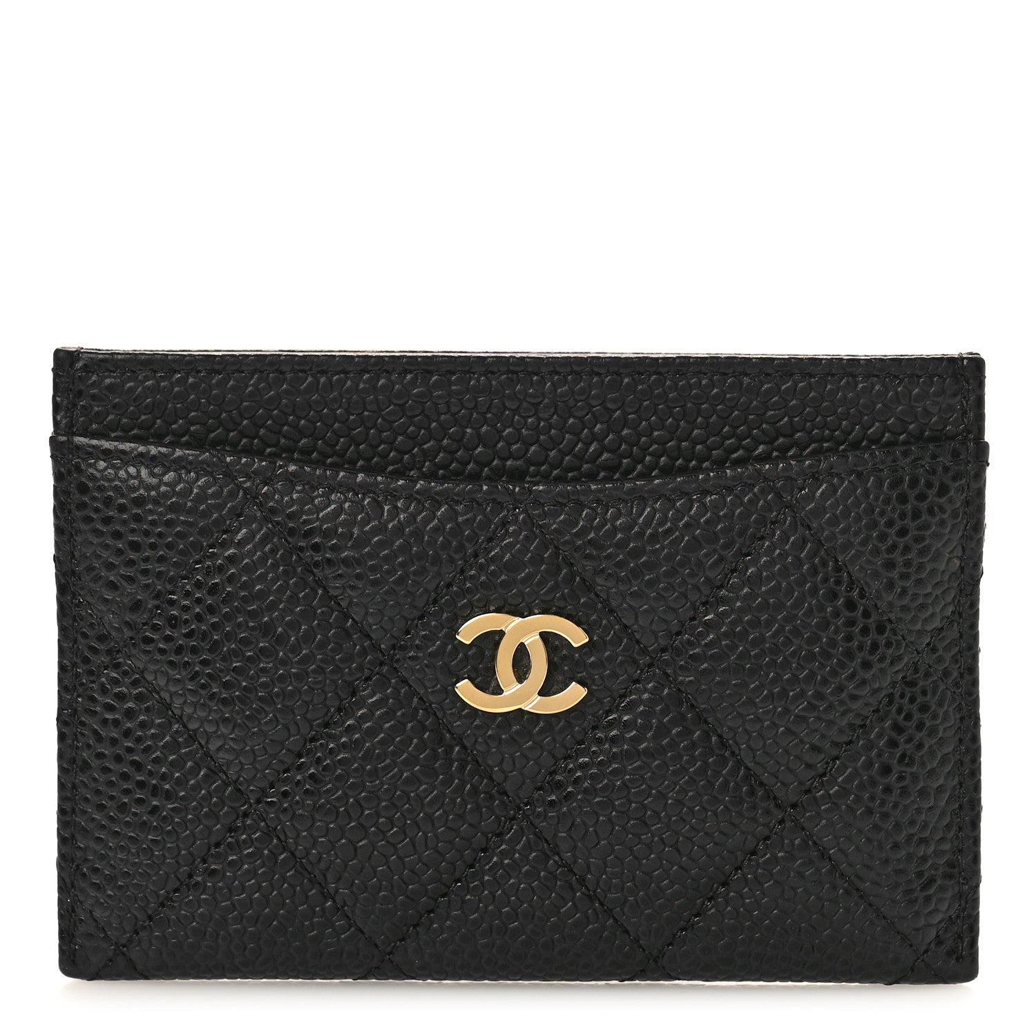 Chanel Caviar Quilted Card Holder Black 1 of 9