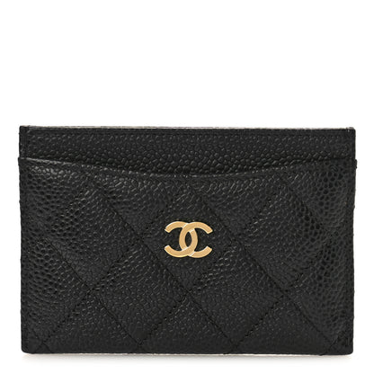 Chanel Caviar Quilted Card Holder Black 1 of 9