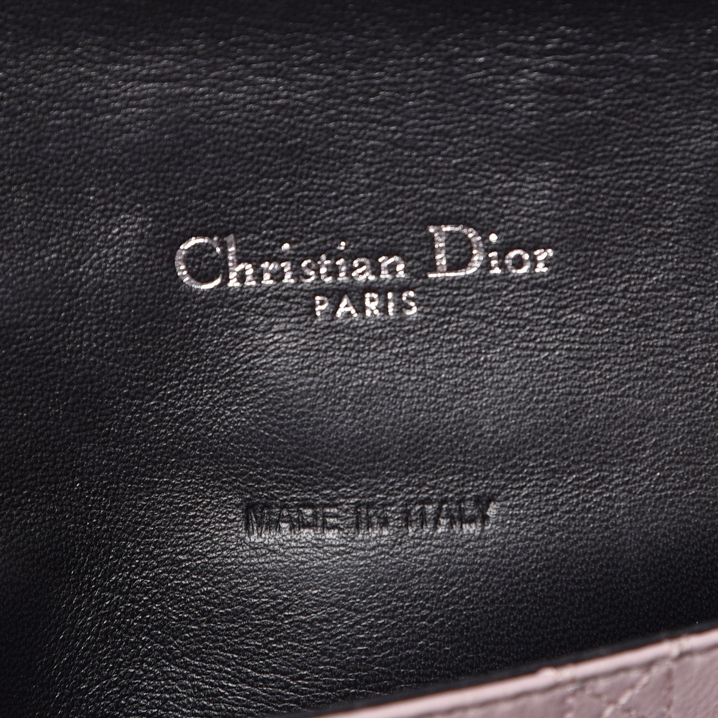 Lambskin Cannage Medium Miss Dior Flap Black