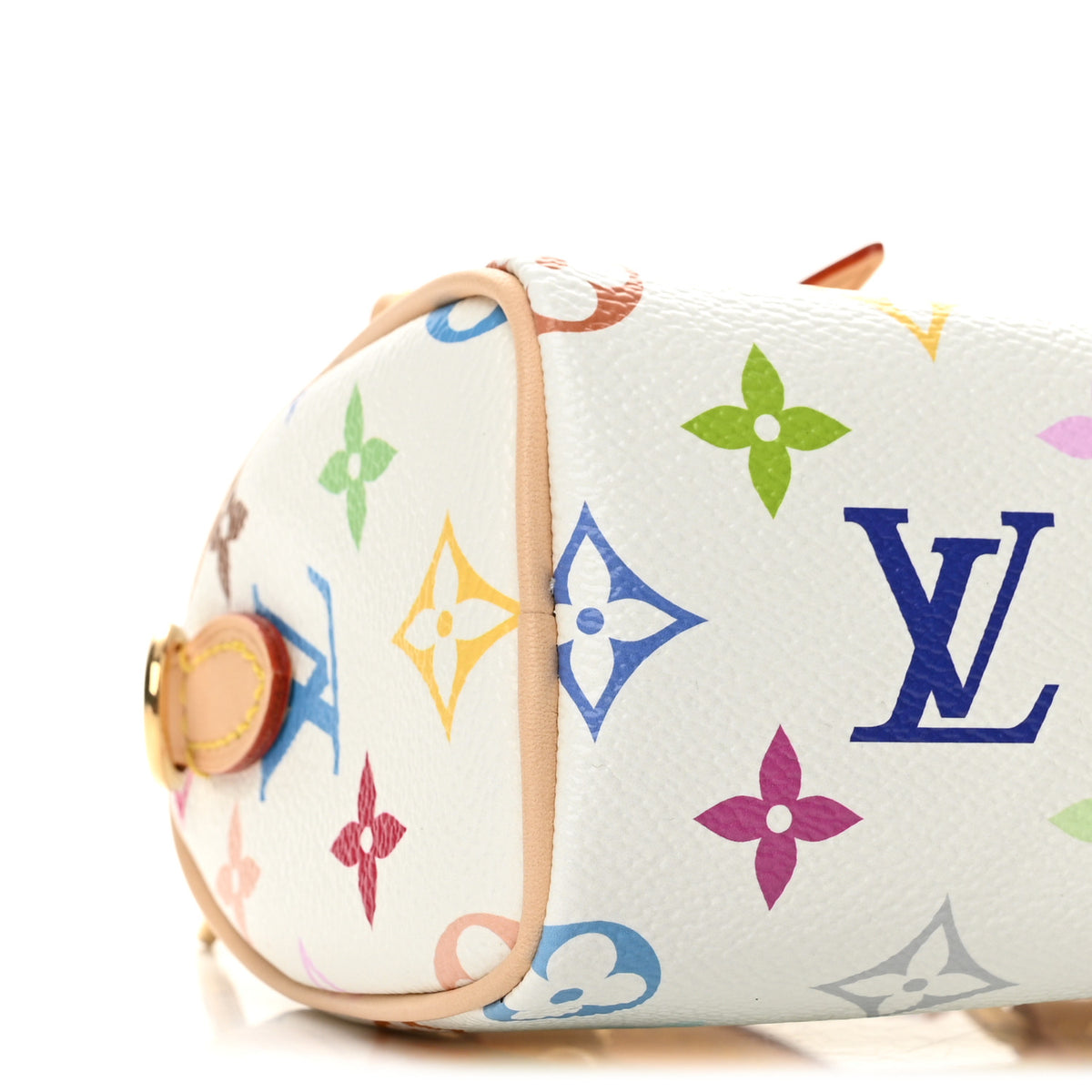 Louis Vuitton LV X TM Monogram Multicolor Nano Speedy White 8 of 10