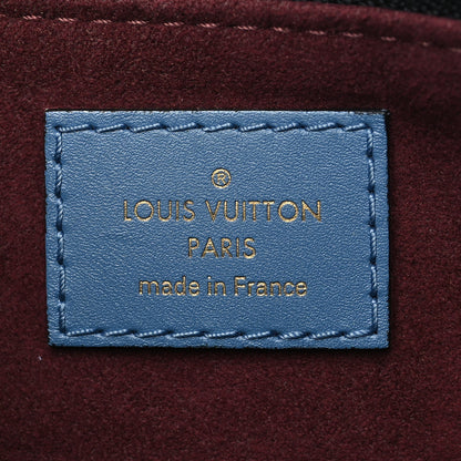 Louis Vuitton Monogram Beaubourg Hobo Mini Bordeaux Red Peach Safran Blue Jean Blue 6 of 8