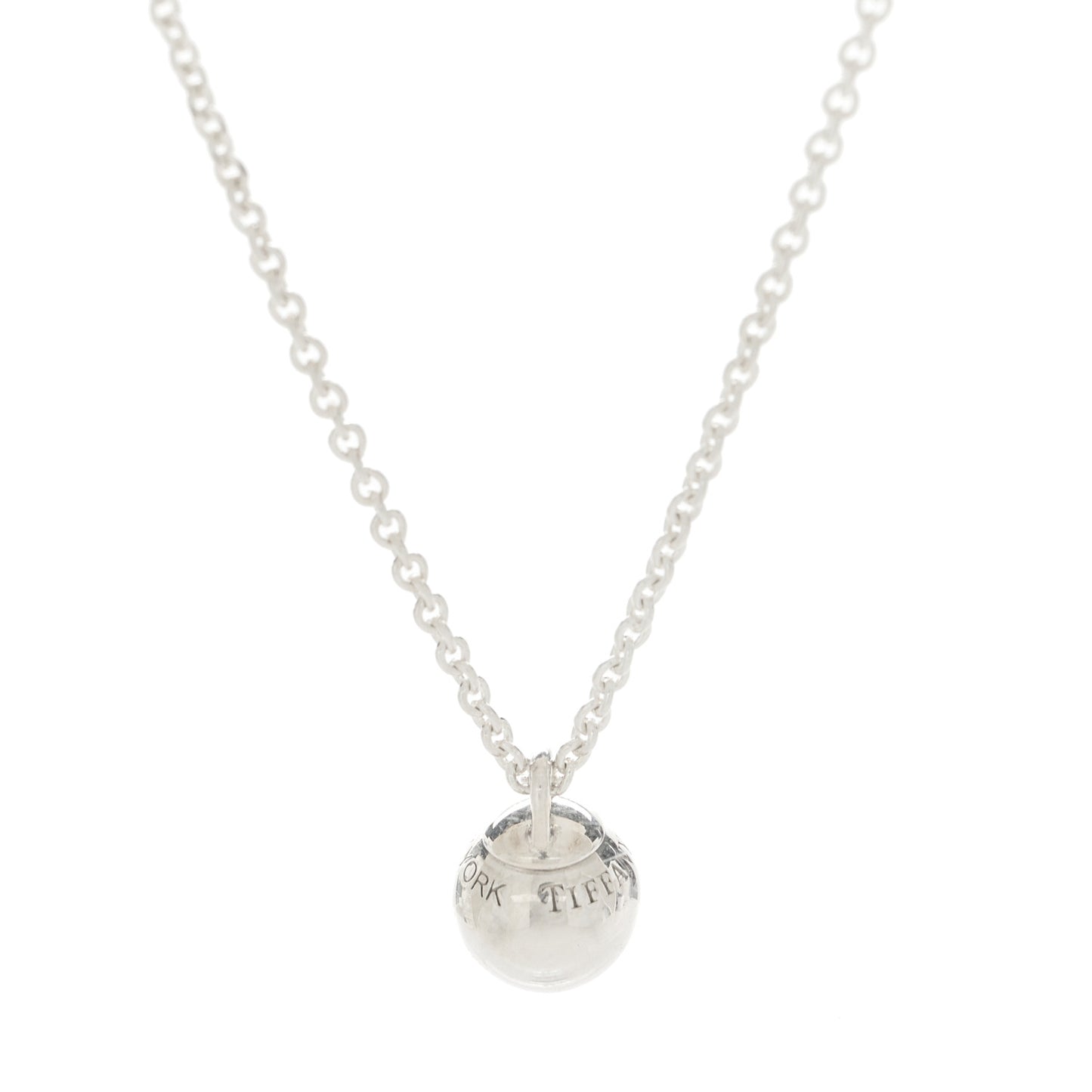 Sterling Silver 8mm HardWear Ball Pendant Necklace