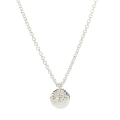 Tiffany Sterling Silver 8mm HardWear Ball Pendant Necklace 6 of 6