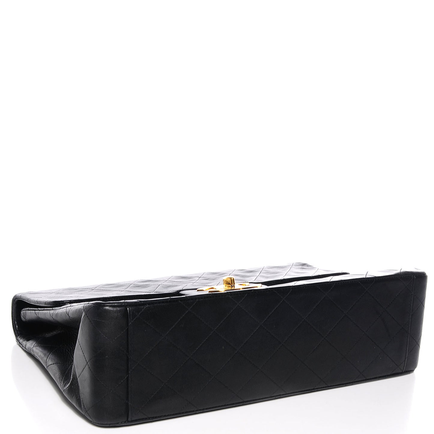 Lambskin XL Jumbo Flap Black