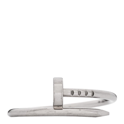 Cartier 18K White Gold Small Juste Un Clou Ring 58 8.25 1 of 6