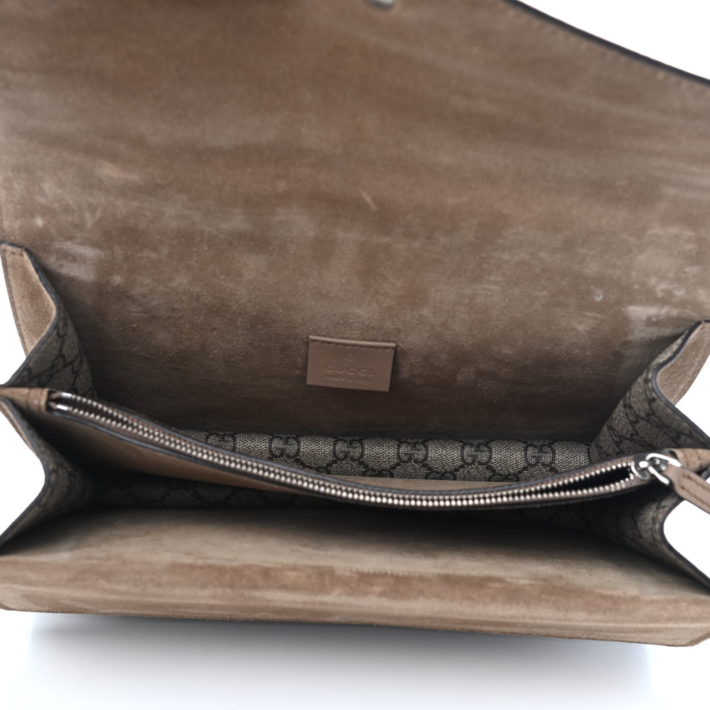 GG Supreme Monogram Small Dionysus Shoulder Bag Taupe