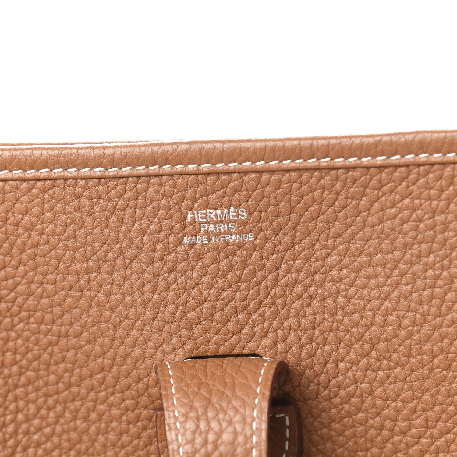 Hermes Taurillon Clemence Evelyne III GM Gold 6 of 10