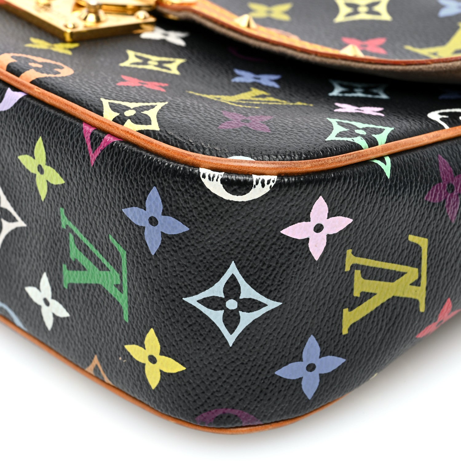 Louis Vuitton Monogram Multicolor Sologne Black 9 of 9