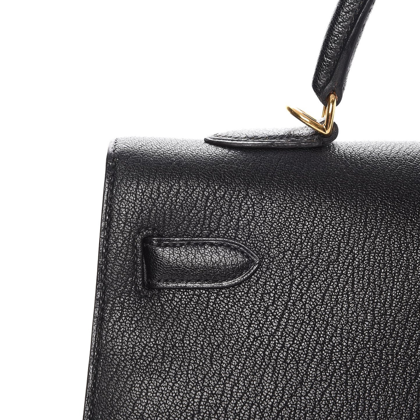 Chevre de Coromandel Kelly Sellier 35 Black