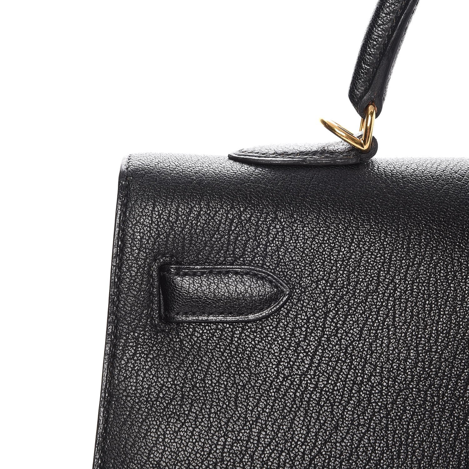 Hermes Chevre de Coromandel Kelly Sellier 35 Black 30 of 31