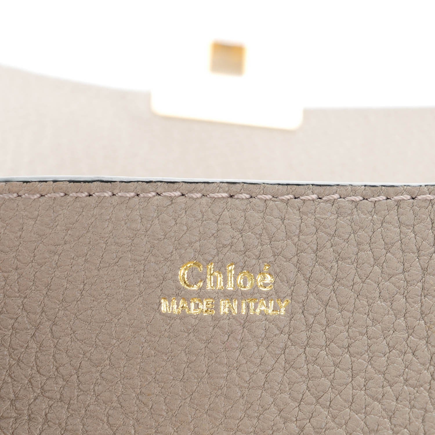 Chloe Grained Lambskin Mini Drew Shoulder Bag Motty Grey 6 of 9