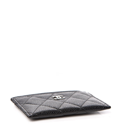 Chanel Caviar Quilted Card Holder Black 5 of 10