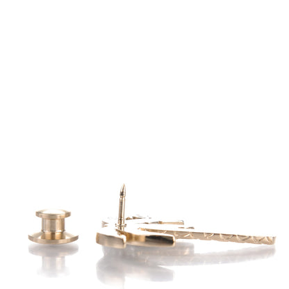 Chanel Enamel Pearl Palm Tree Brooch Green Gold 3 of 5