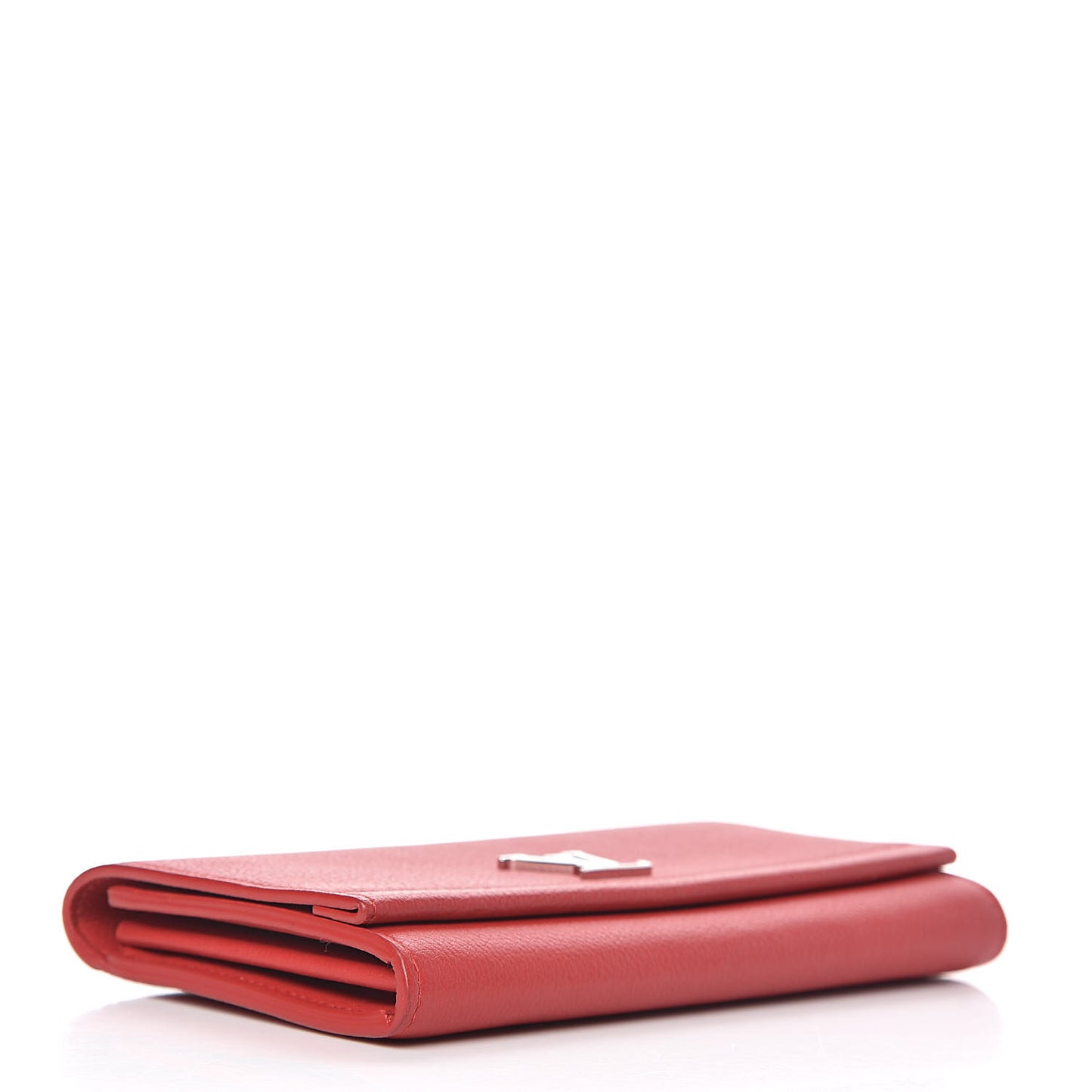 Calfskin Lockme II Wallet Rubis