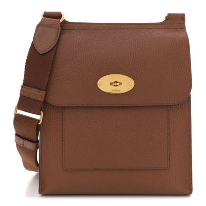 Mulberry Grain Calfskin New Antony Messenger Crossbody Oak 1 of 11