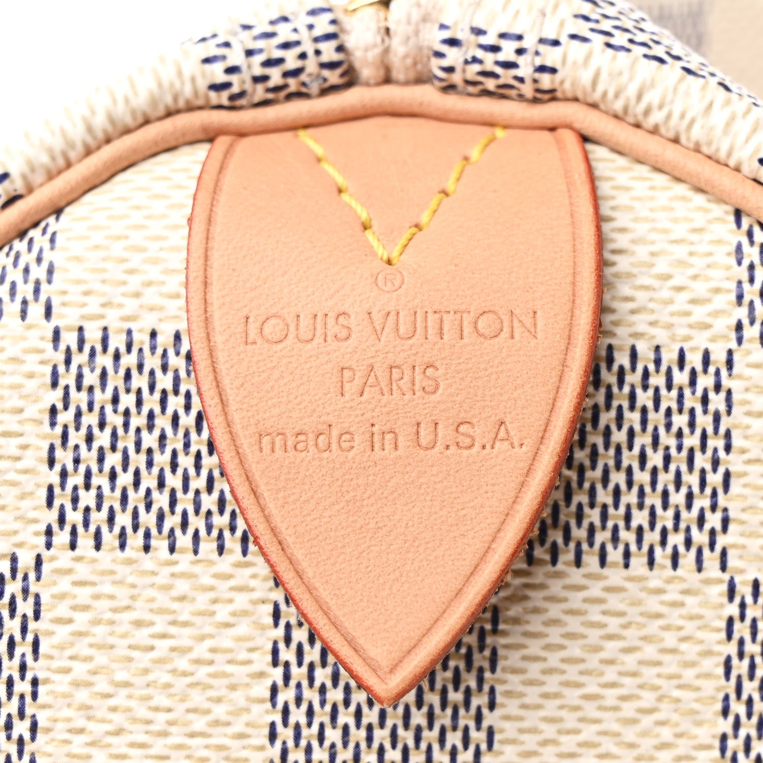 Louis Vuitton Damier Azur Speedy 35 6 of 10