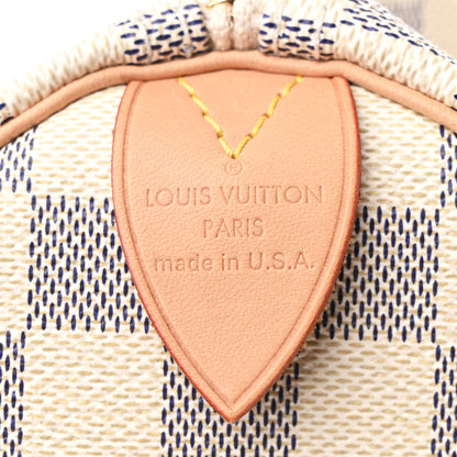 Louis Vuitton Damier Azur Speedy 35 6 of 10