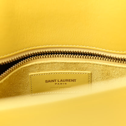 Saint Laurent Calfskin Small Sac De Jour Bag Yellow 8 of 10