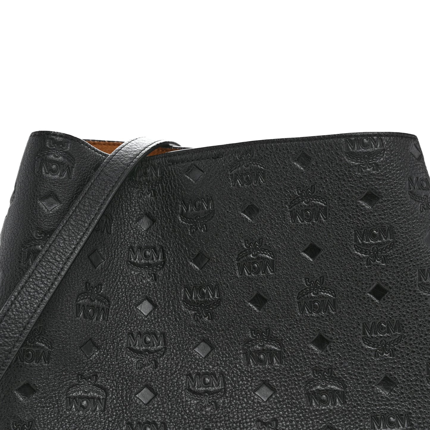 Calfskin Ottomar Monogram Sarah Convertible Hobo Black