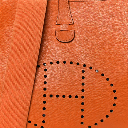 Hermes Epsom Evelyne PM Orange 8 of 10