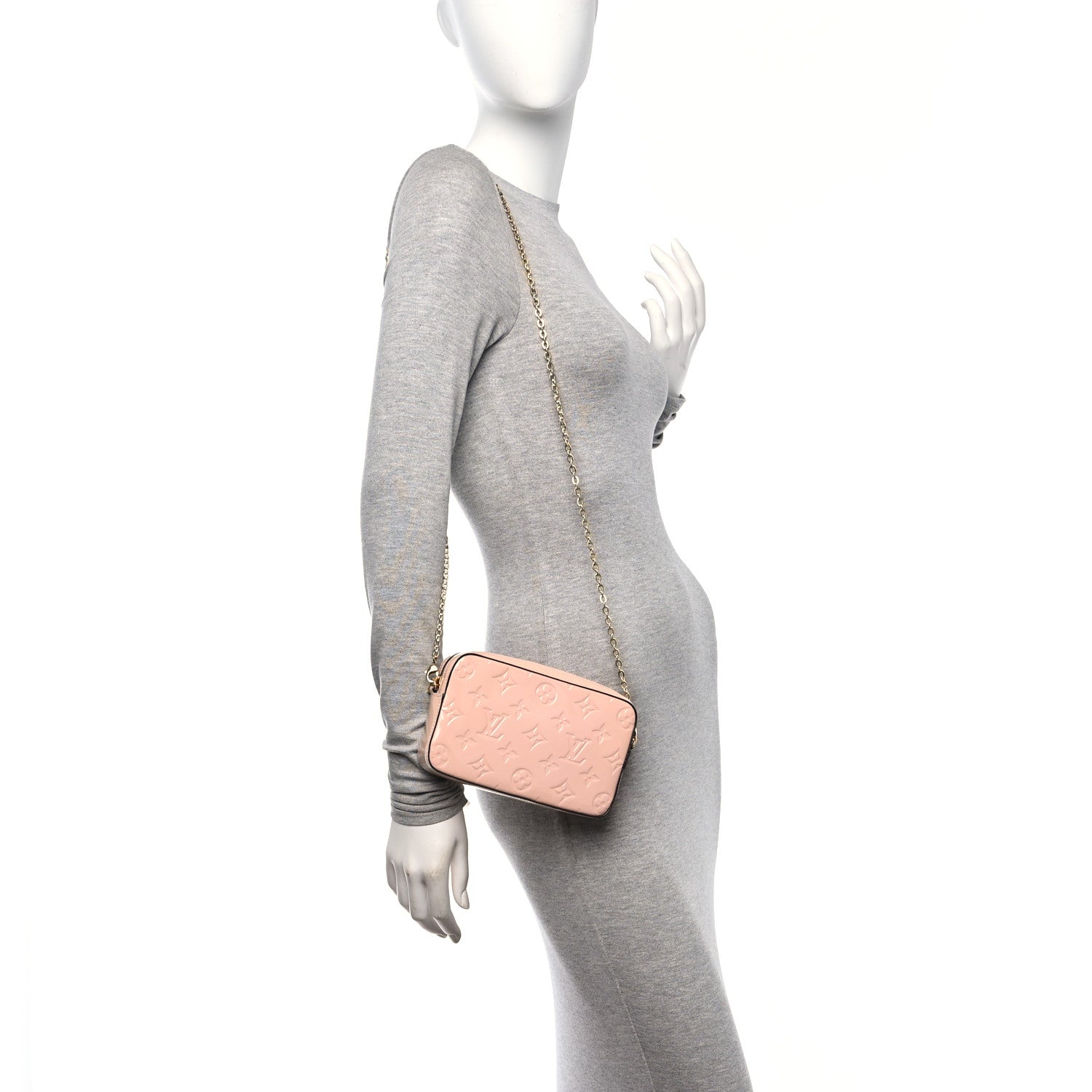 Louis Vuitton Vernis Camera Pouch Rose Ballerine 2 of 16