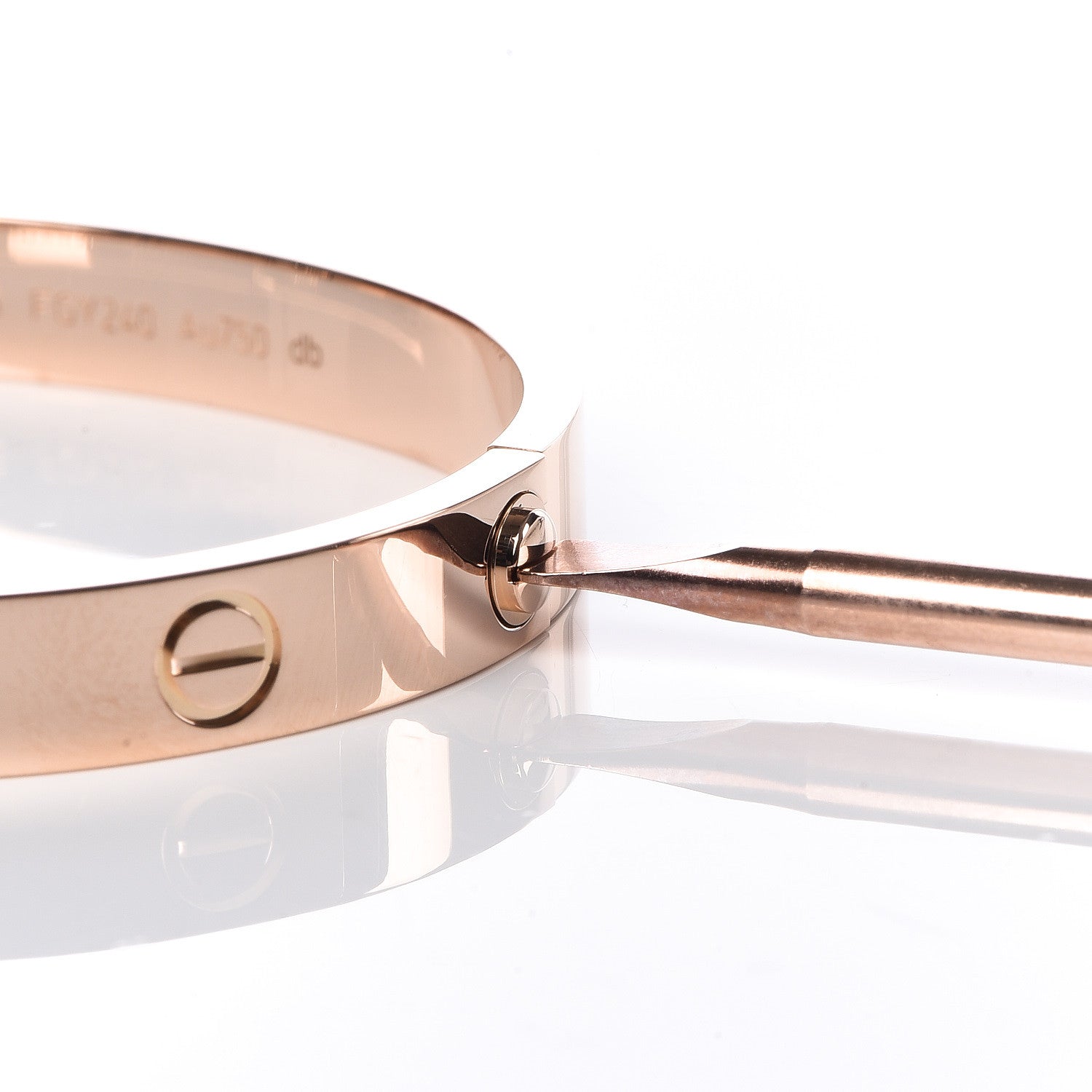 Cartier 18K Pink Gold LOVE Bracelet 16 5 of 6