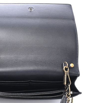 Bottega Veneta Nappa Intrecciato Snakeskin Stained Glass Montebello Crossbody Black 4 of 4