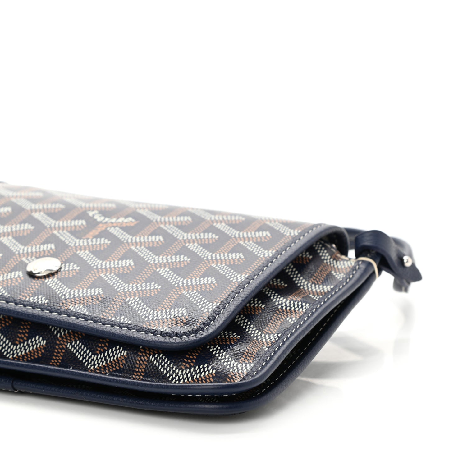 Goyardine Plumet Wallet Clutch Navy