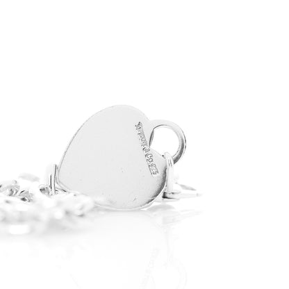 Tiffany Sterling Silver Heart Tag Charm Bracelet 4 of 4