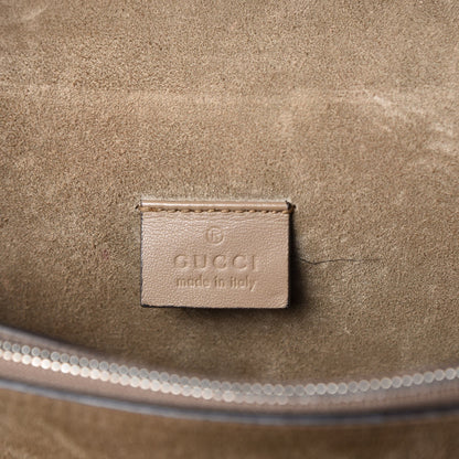 Gucci GG Supreme Monogram Embroidered Medium Dionysus Shoulder Bag Taupe 6 of 11