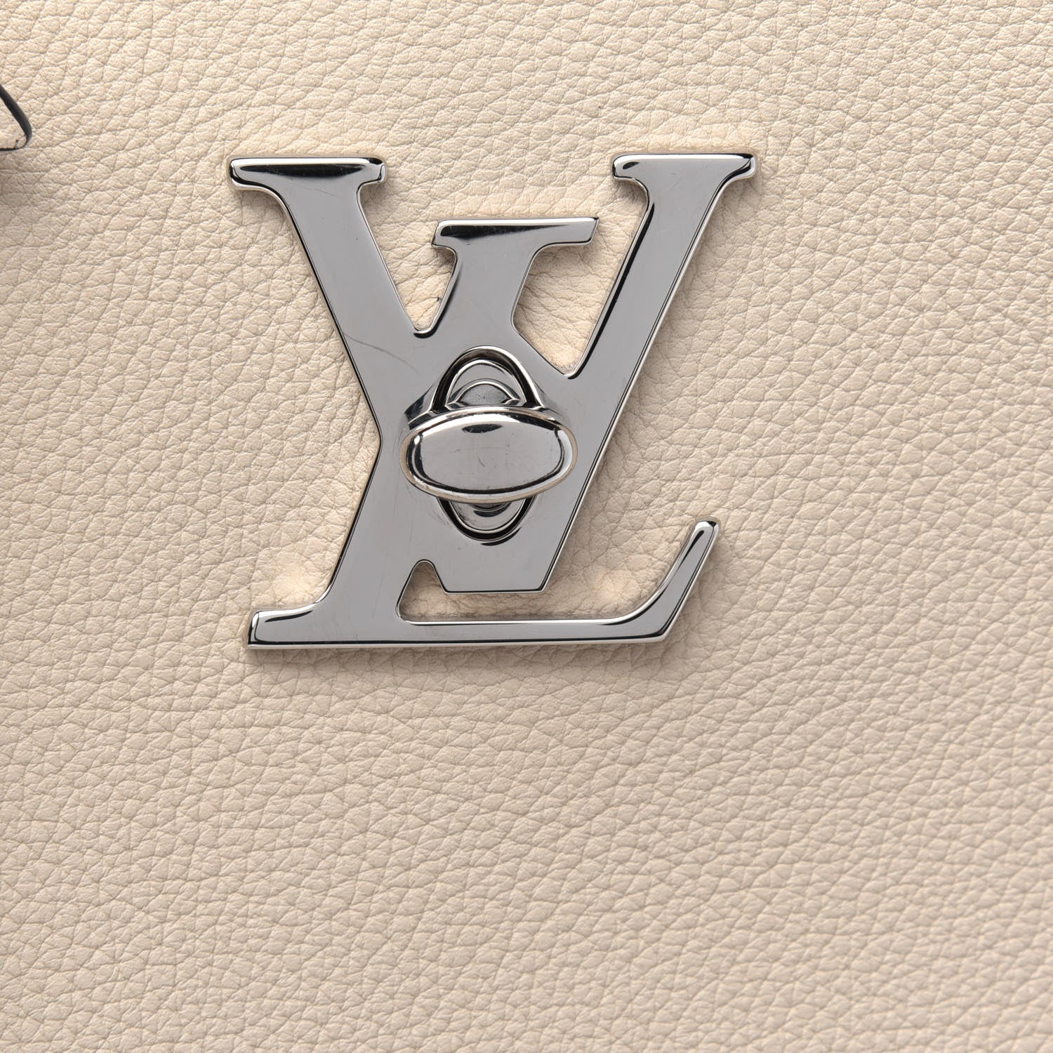 Louis Vuitton Calfskin Lockme Cabas Vanille Black 21 of 23