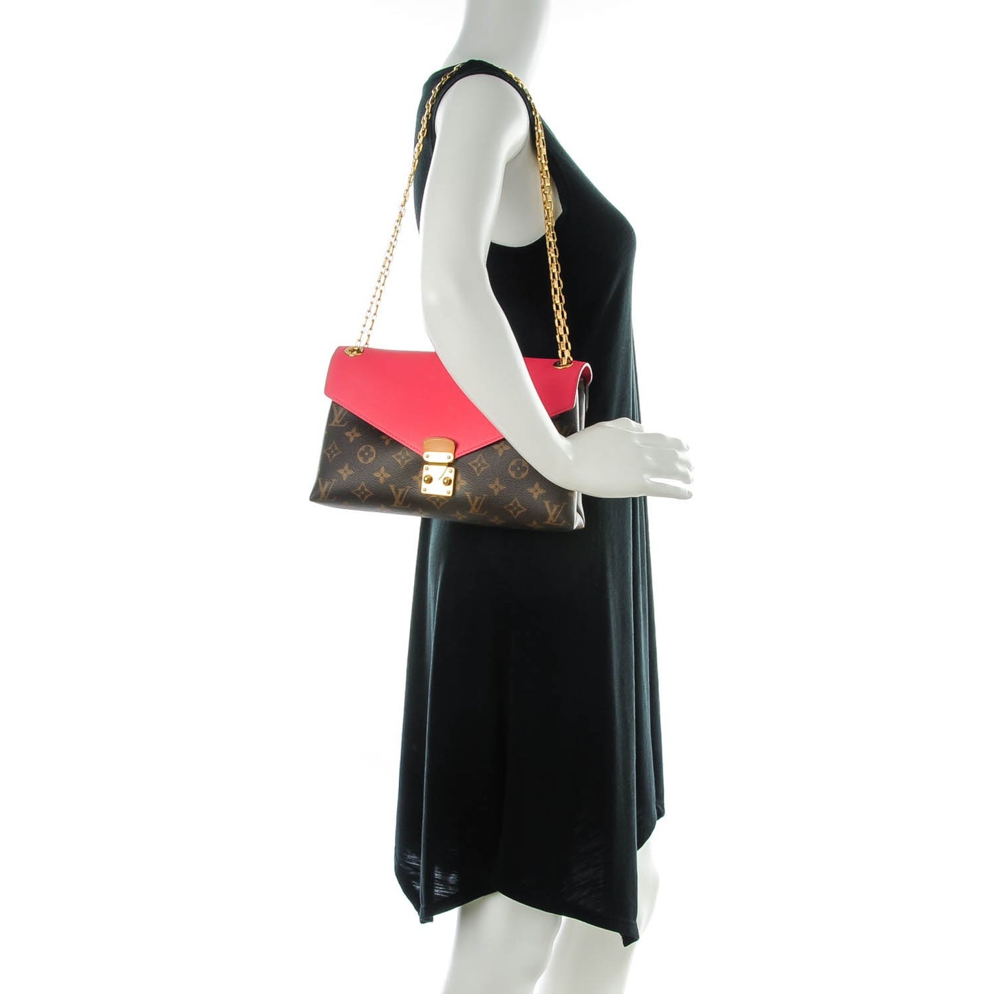 Monogram Pallas Chain Rose Litchi
