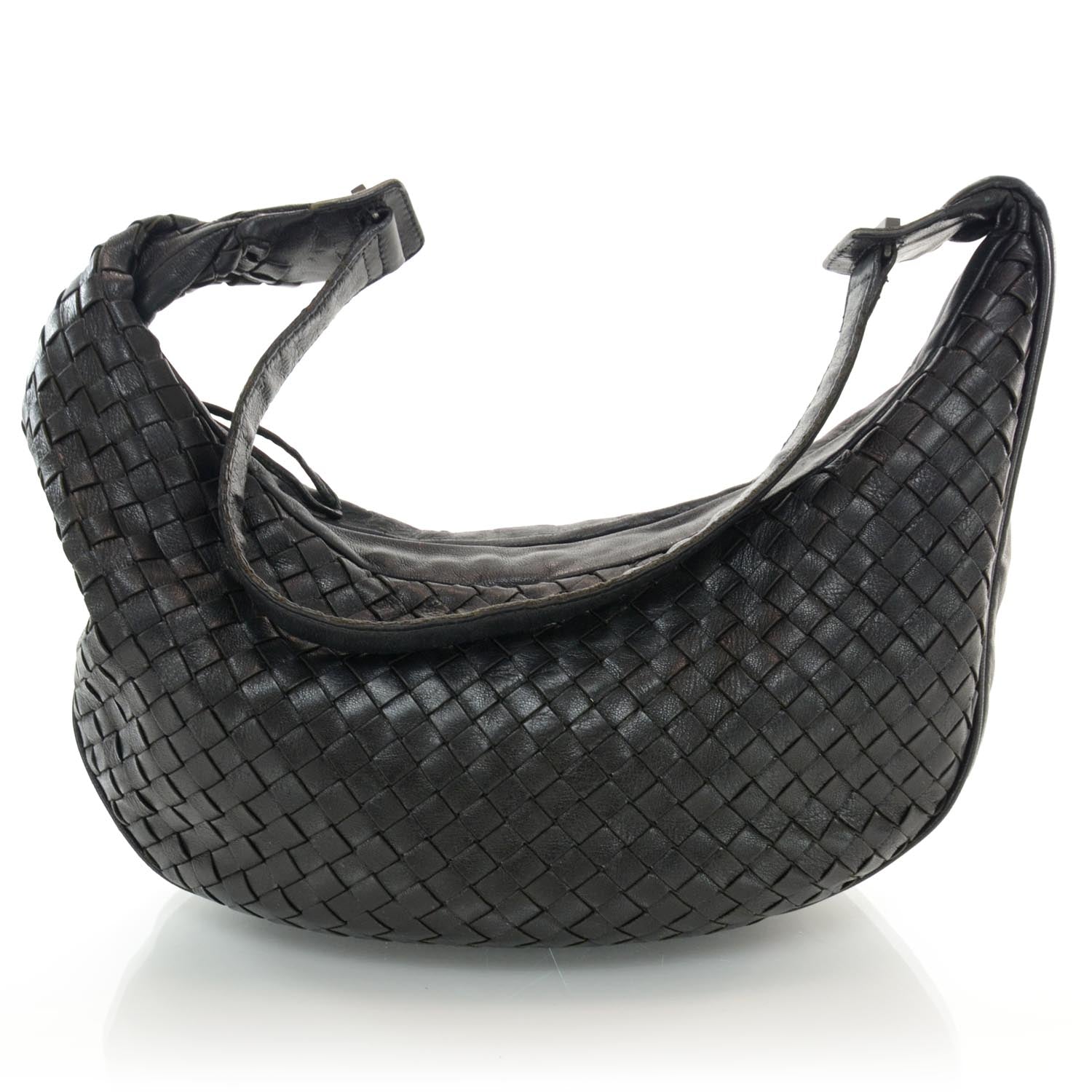Bottega Veneta Nappa Intrecciato Small Hobo Nero Black 1 of 6