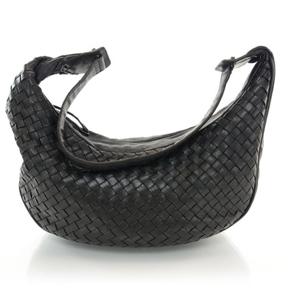 Bottega Veneta Nappa Intrecciato Small Hobo Nero Black 1 of 6