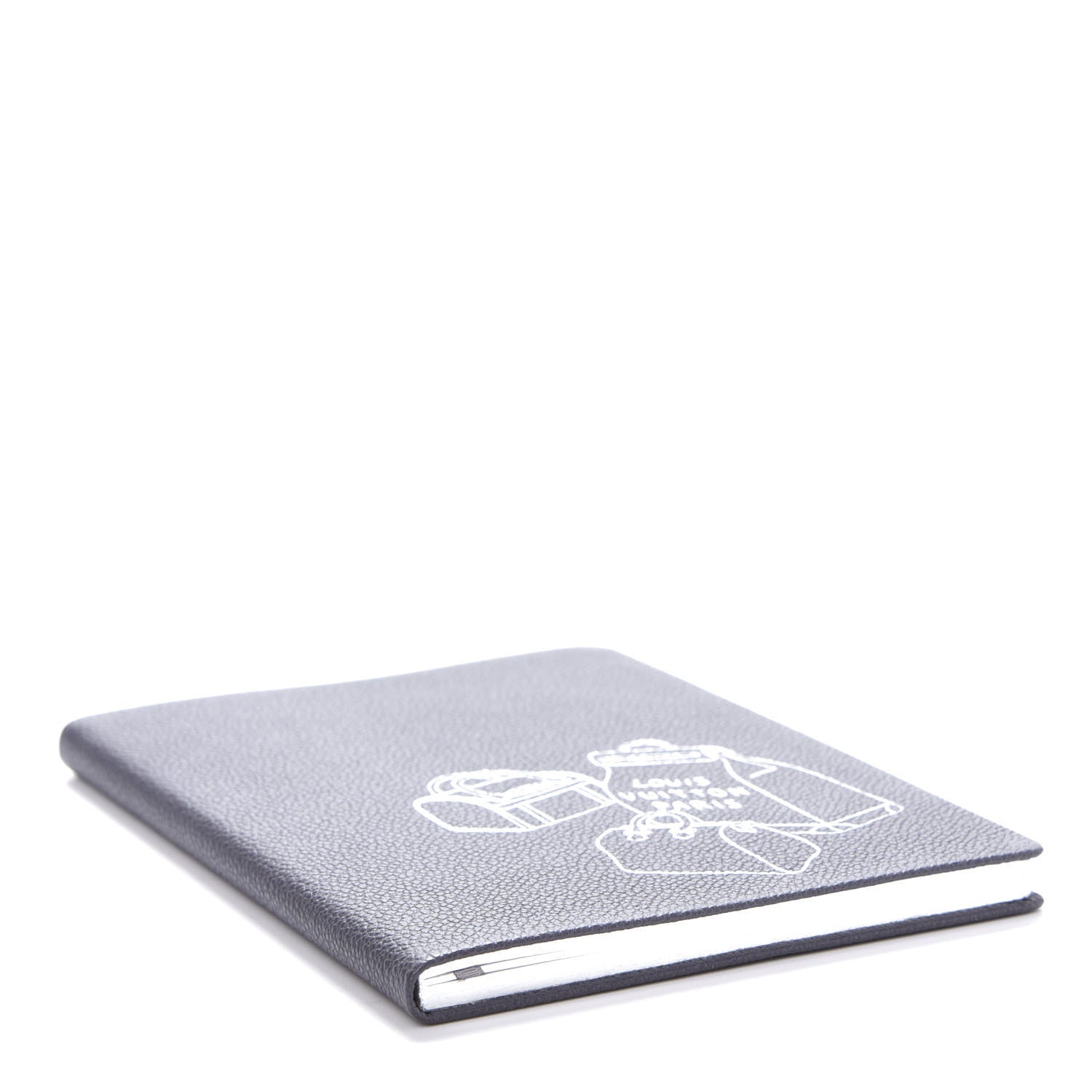 Louis Vuitton Taurillon Notebook MM Gris 4 of 6