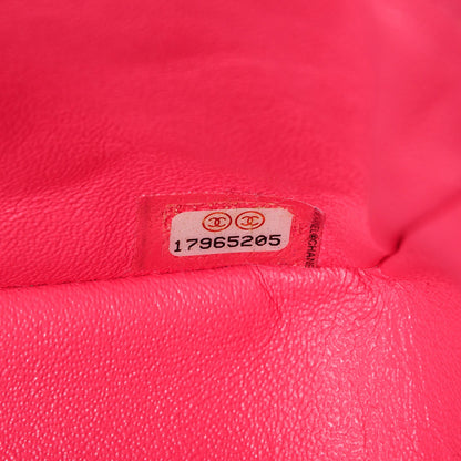 Chanel Patent Quilted Mini Square Flap Pink 8 of 9