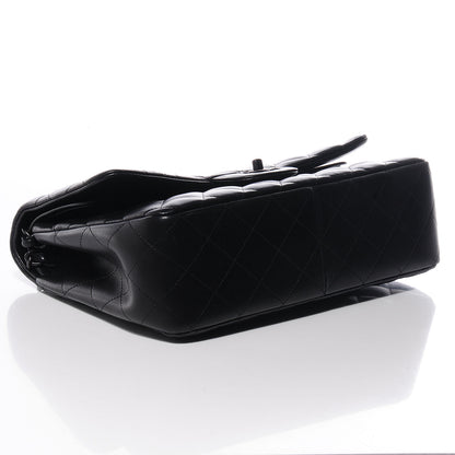 Chanel Lambskin Quilted Jumbo Double Flap So Black 4 of 7