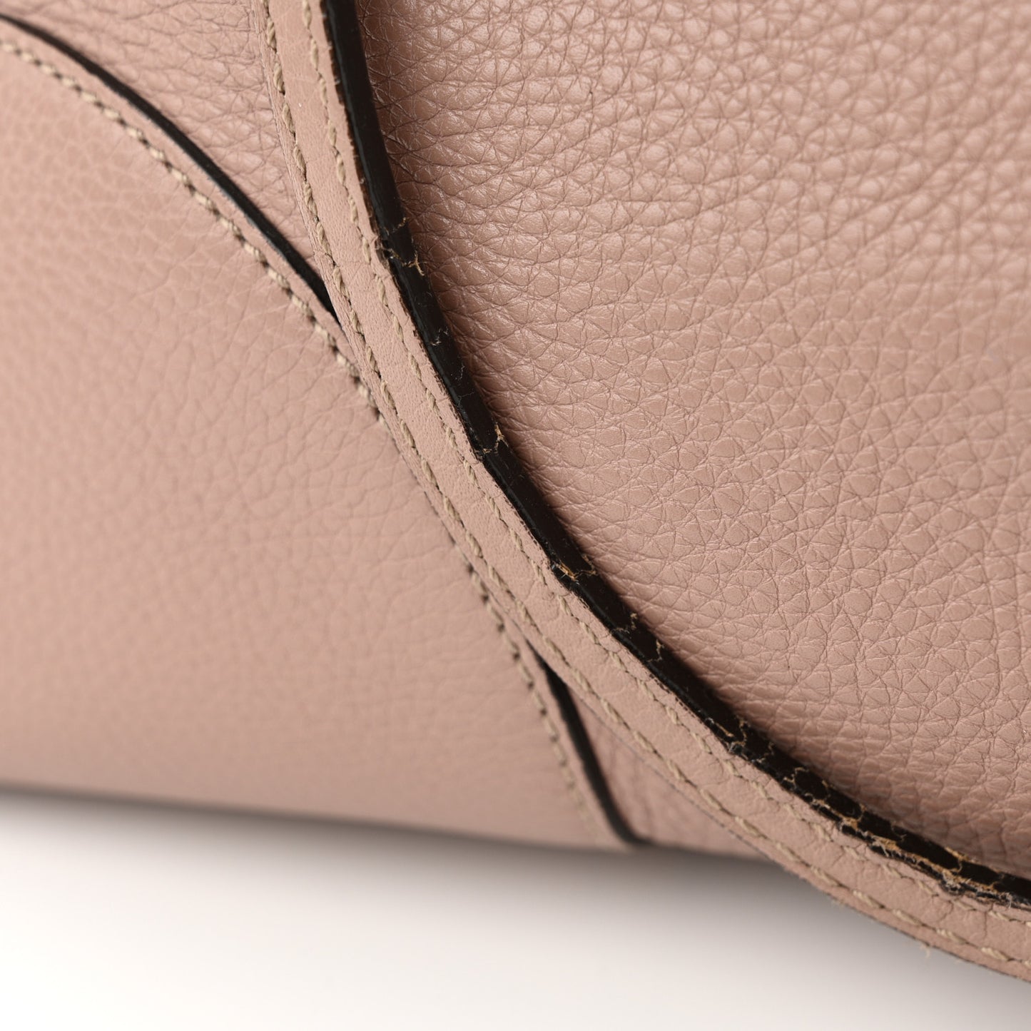Pebbled Calfskin Medium Bree Shoulder Bag Pink