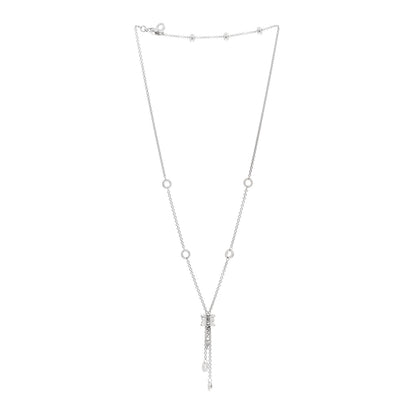 Bulgari 18K White Gold B.Zero1 Drop Necklace 3 of 4