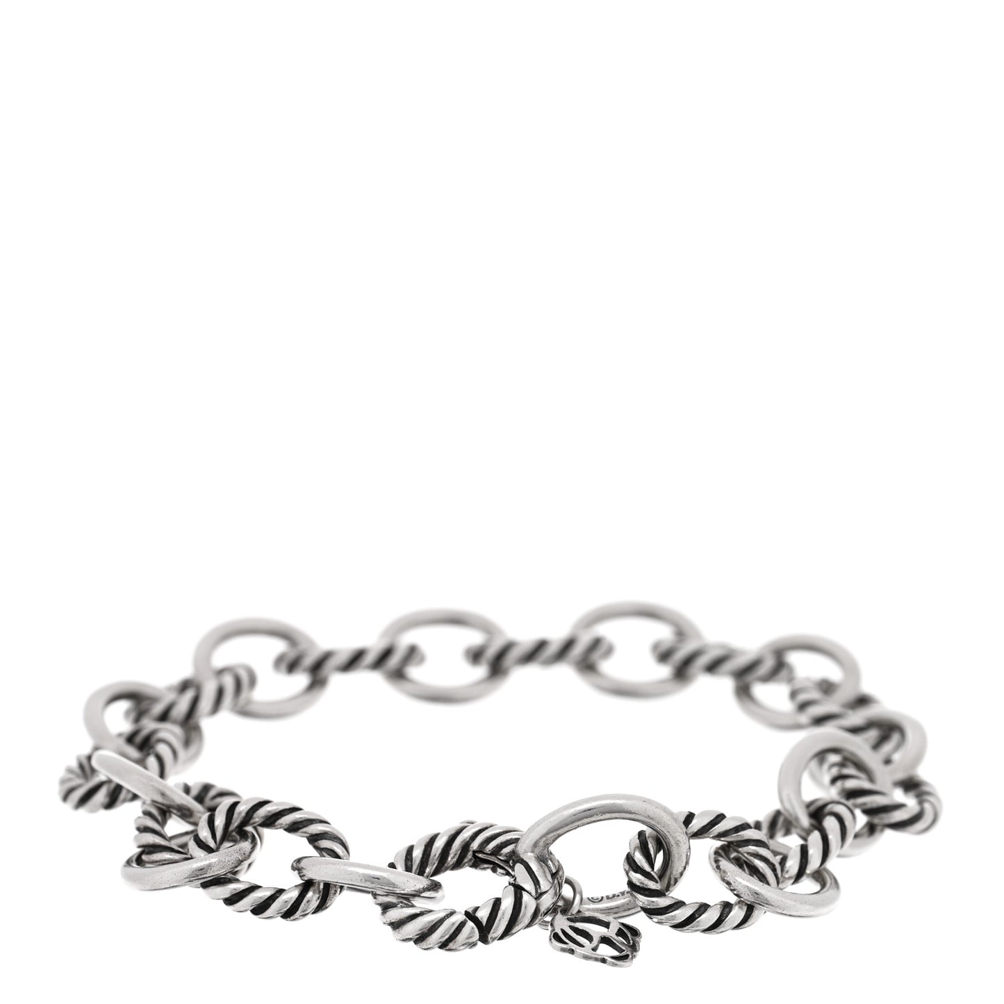 Sterling Silver 10mm Medium Oval Link Bracelet