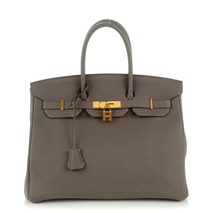 Hermes Togo Birkin 35 Etain 1 of 21