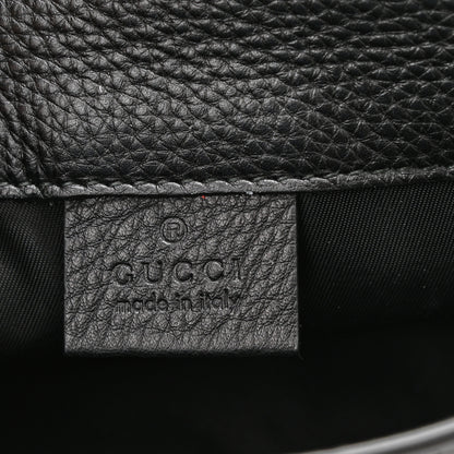 Gucci Pebbled Calfskin Soho Flap Belt Bag Black 6 of 11