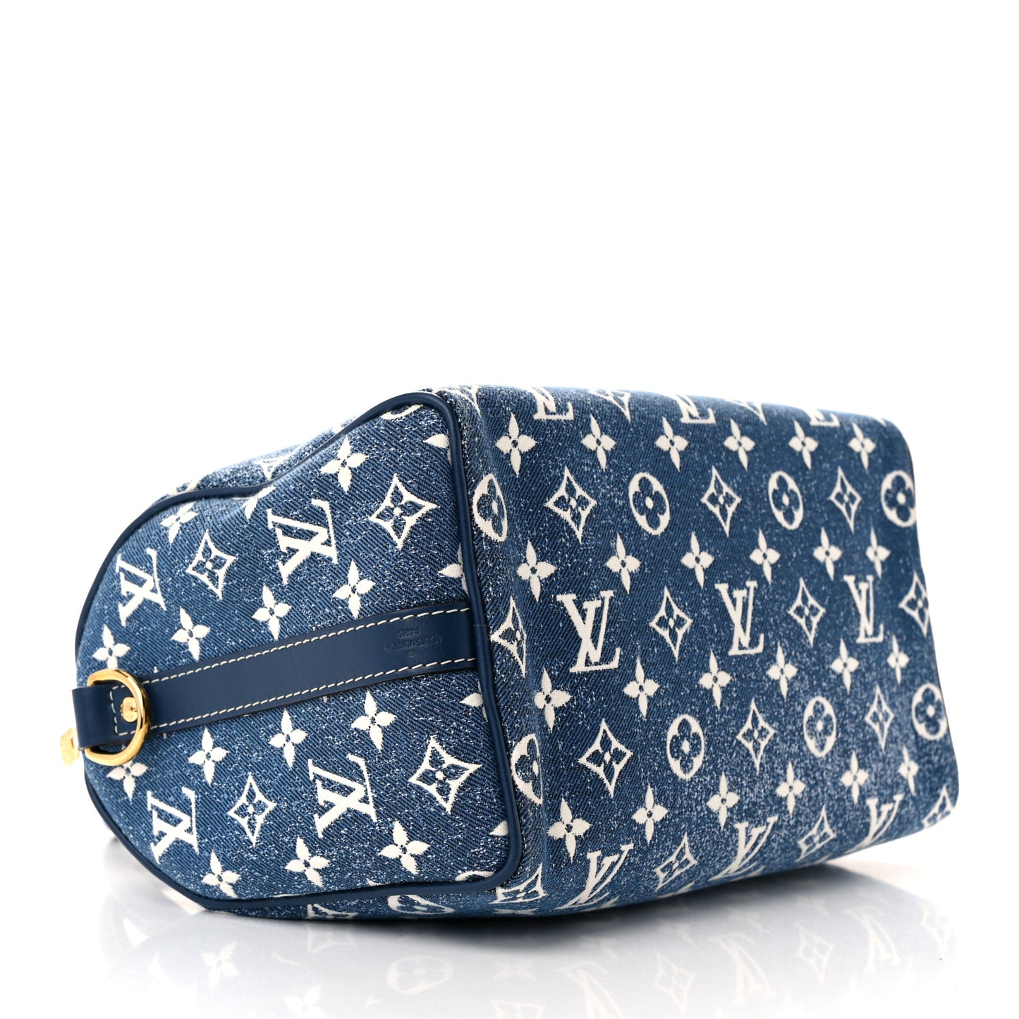 Monogram Jacquard Denim Speedy Bandouliere 25 Bleu