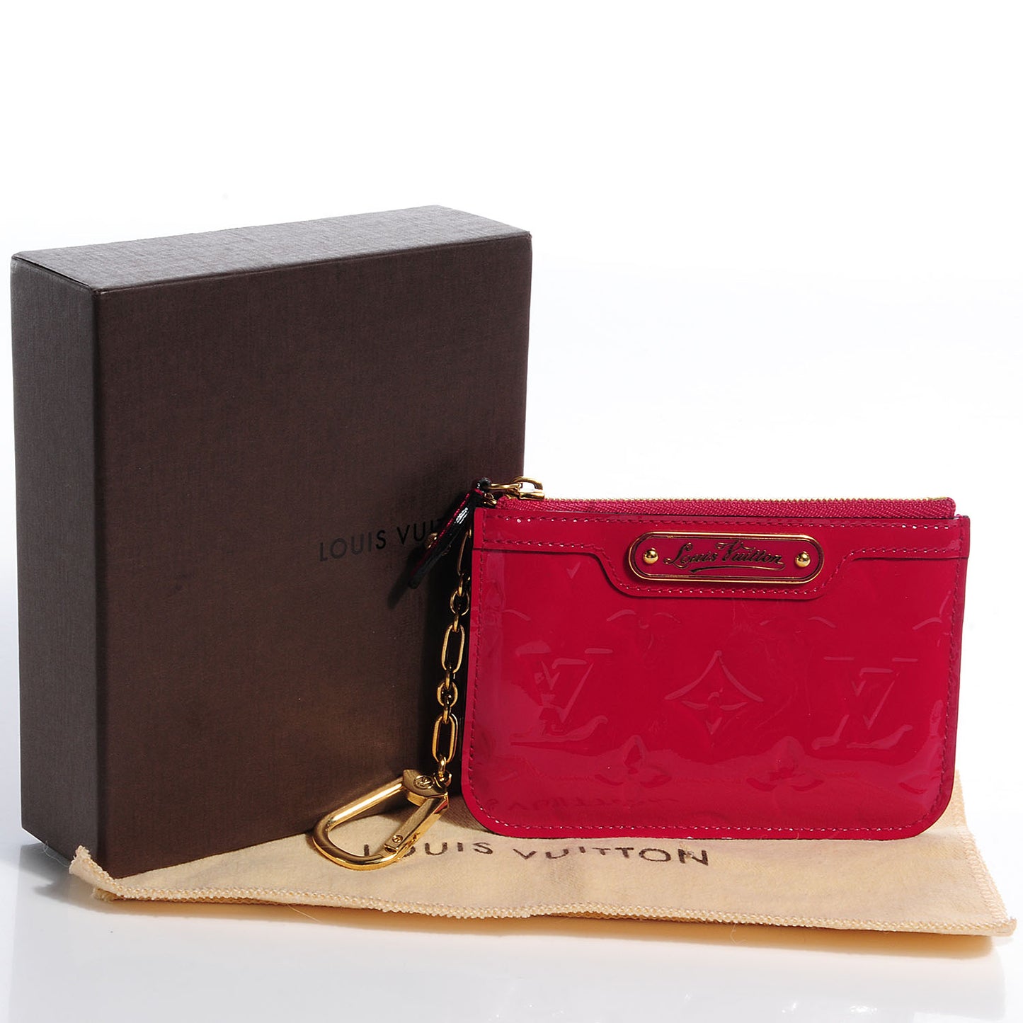 Vernis Key Pouch Rose Indien