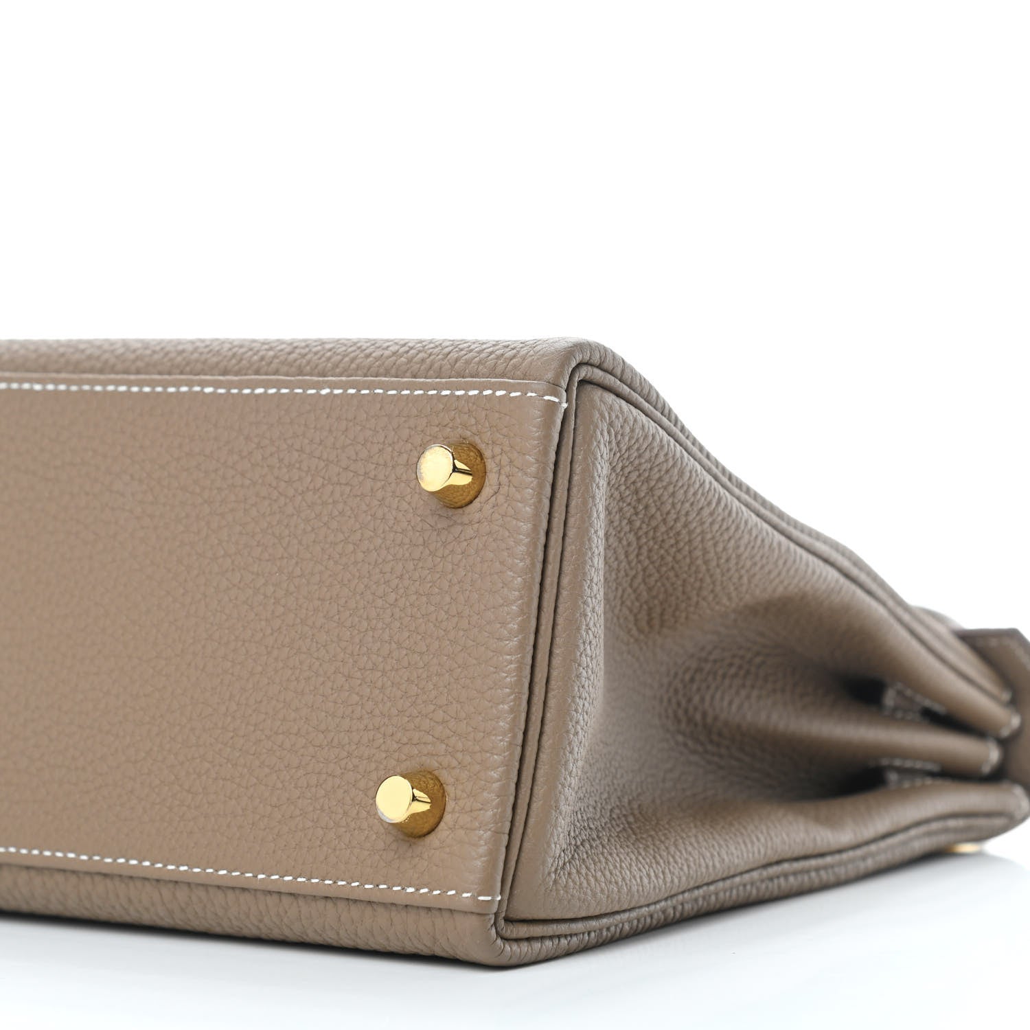 Hermes Togo Kelly Retourne 25 Etoupe 10 of 11