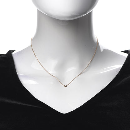 Cartier 18K Pink Gold Diamond SM D'Amour Pendant Necklace 2 of 6